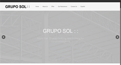 Desktop Screenshot of gruposol.com.mx