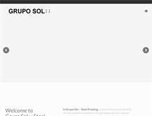 Tablet Screenshot of gruposol.com.mx